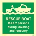 IMO sign4128:Rescue Boat