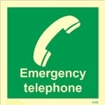 IMO sign4131:Emergency telephone