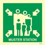 IMO sign4141:Muster Station