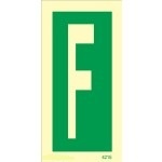 IMO sign4215:Letter F