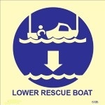 IMO sign5105:Lower Rescue Boat