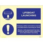 IMO sign5112:Lifeboat launching