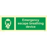 IMO sign4196:Emergency escape breathing device