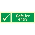 IMO sign4175:Safe for entry