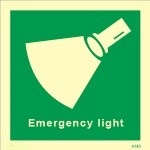 IMO sign4143:Emergency light