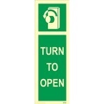 IMO sign4490:Turn left to open