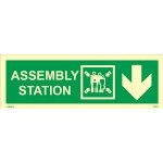 IMO sign4329:Assembly station ↓