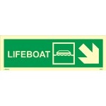 IMO sign4307:Lifeboat ↘