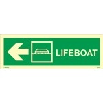 IMO sign4304:← Lifeboat
