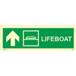 IMO sign4300:↑ Lifeboat