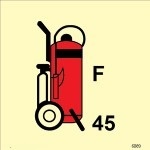 IMO sign6089:Wheeled foam fire extinguisher(45)