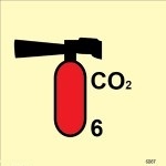 IMO sign6087:Co2 fire extinguisher(6)