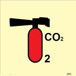 IMO sign6082:Co2 fire extinguisher