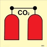 IMO sign6009:Co2 release station