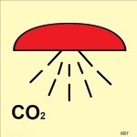 IMO sign6007:Space protected by Co2