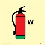 IMO sign6851:water fire extinguisher