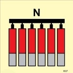 IMO sign6827:Nitrogen fire extinguishing battery