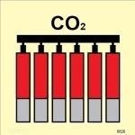 IMO sign6826:Co2 fire extinguishing battery