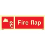 IMO sign6160:Fire flap