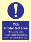 IMO sign5876:Co2 protected area