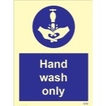 IMO sign5737:Hand wash only