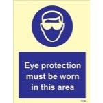 IMO sign5734:Eye protection must be worn in this area