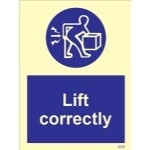 IMO sign5727:Lift correctly
