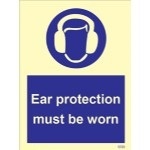 IMO sign5723:Ear peotection must be worn