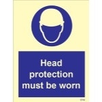 IMO sign5710:Head protection must be worn