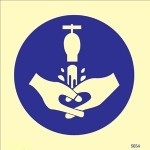 IMO sign5654:Wash hands
