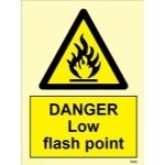 IMO sign7636:Danger low flash point