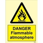 IMO sign7633:Danger flammable atmosphere