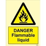 IMO sign7631:Danger flammable liquid