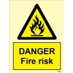 IMO sign7630:Danger fire risk