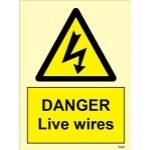 IMO sign7628:Danger live wires