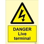 IMO sign7627:Danger live terminal