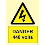 IMO sign7614:Danger440 volts