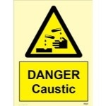 IMO sign7597:Danger caustic