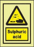 IMO sign7592:Danger sulphuric acid