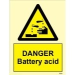 IMO sign7591:Danger battery acid