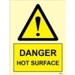 IMO sign7579:Danger hot surface