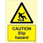 IMO sign7572:Caution slip hazard
