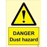 IMO sign7551:Danger dust hazard