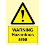 IMO sign7549:Warning hazardous area