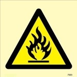 IMO sign7509:Flammable material