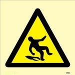 IMO sign7501:slippery surface