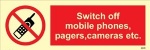 IMO sign8570:Switch off mobile phones,pagers,cameras etc