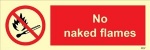 IMO sign8537:No naked flames