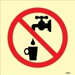 IMO sign8505:Do not drink