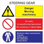 IMO sign3136:Steering gear